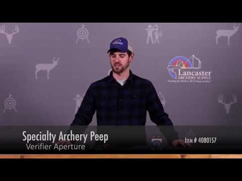 Specialty Archery Verifier Aperture Review at LancasterArchery.com