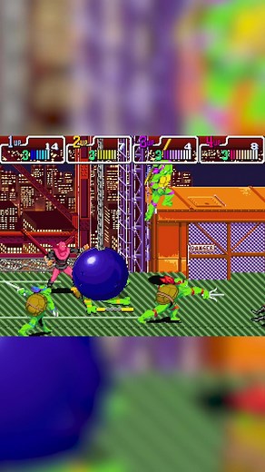 Teenage Mutant Ninja Turtles: Turtles in Time Gameplay