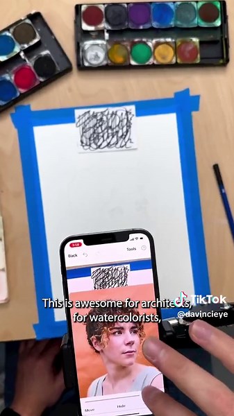 AR Art Projector by Da Vici Eye lets use your phone to draw and paint incredible artwork on canvas, cookies, paper, and more. Its Breakdown Mode breaks down photos into stencils by shades of gray. This teaches you how to make realistic portraits by visualizing light the way an artist does, blocking out shapes and colors. Check out Da Vinci Eye's Breakdown tool used by painters, illustrators, and even royal icing cooking bakers ;) #augmentedrealitydrawing #drawing #artapp #iphonetricks #davinciey