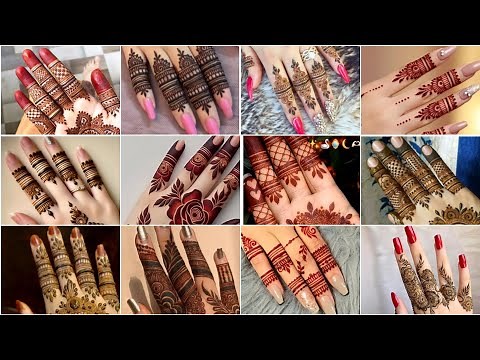 Top 20 Finger mehndi designs | Simple and Easy mehndi designs for girls 🥰✨ 2025