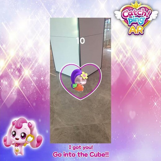 [Catch! Ping AR] It's Time to Transform to Princess Heart of Love! #Shorts