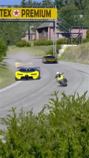 Suzuki LT1000R vs Ferrari vs Bugatti #shorts #suzuki #superbike #supercars #car #cars #racing