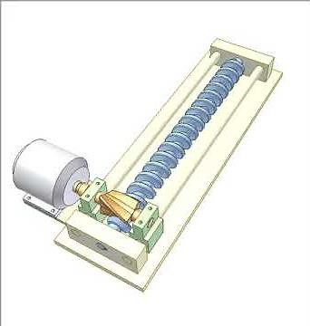 Worm gear drive 1