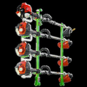 Lockable 4-Position Trimmer Rack | Xtreme Pro Series | XC104