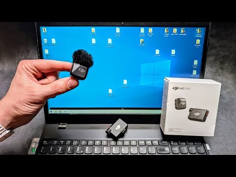 DJI Mic Mini - Connect to PC or Laptop , Windows / Mac for Recording.
