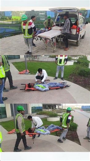 🚨 Mock Drill Training at Work Site 👷‍♂️ #mockdrill #training