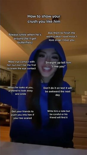How to show your crush you like him..!!✨🦋💌