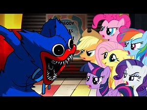 Playtime Redux but it's Huggy Wuggy Redux vs The Mane Six (FNF My Little Pony) [UTAU Cover]