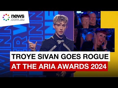 Troye Sivan goes rogue with X-rated ARIAs speech