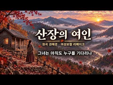 [뮤직비디오] 🎵 산장의 여인｜원곡 권혜경｜아무도 찾지 않는 산장에서 그녀는 누구를 기다리나｜여성보컬 리메이크