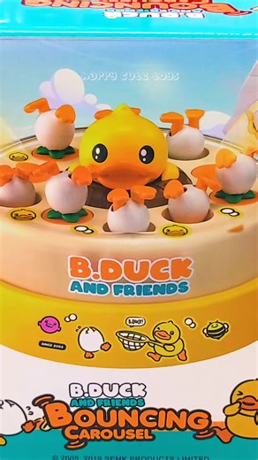 B. Duck and Friends Bouncing Carousel Toy for Kids and Kids at Heart!