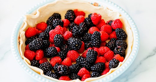 Double Berry Custard Pie - Video Recipe