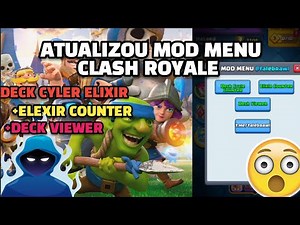 CLASH ROYALE MOD MENU ATUALIZOU TALE ROYALE
