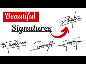 ✅ Beautiful signatures | signature style of my name | A to Z Signatures