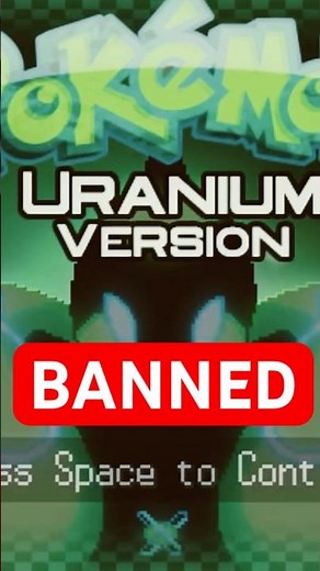 The Banned Pokemon Game! #pokemon #uranium # #fangame