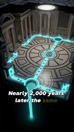 Why Rain Can’t Flood the Pantheon | INSIDESH #facts #Pantheon #history #engineering #romans