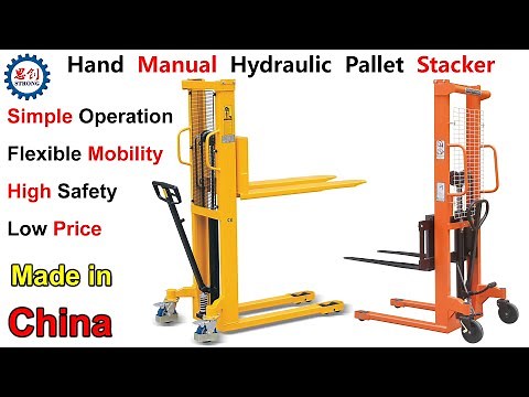 Operation Guide for Hand Manual Hydraulic Pallet Stacker