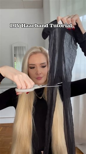 Katharina | Hairstyles on Instagram: "💞 DIY Haarband Tutorial 💞 #diyhaarband #headbandtutorial #haarband"