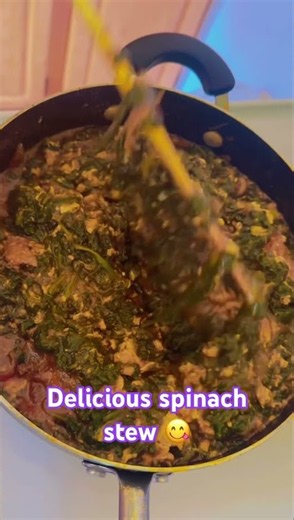 Delicious spinach stew 😋 #food #youtube #usatravelvlog #usa #chicken #cooking