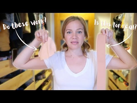 Trying Adhesive Bras (aka my nightmare)