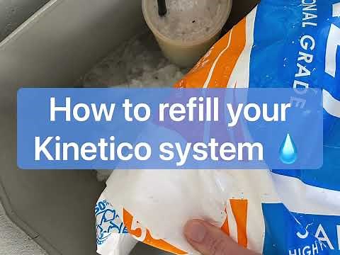 What to do when you run out of salt, in your Kinetico water system: