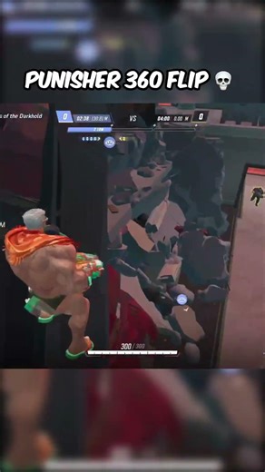 PUNISHER 360 FLIP 💀 #marvelrivals #marvelrivalsgameplay #fyp