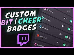 Custom Bits / Cheer badges - Twitch News (APRIL 2019)