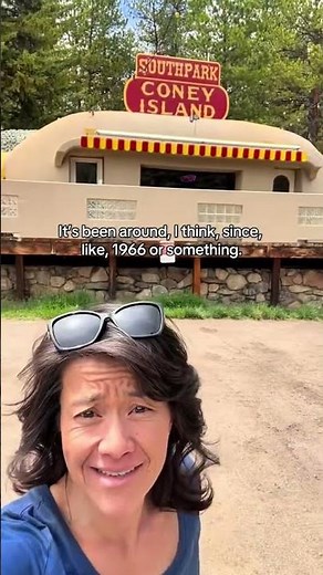 COLORADO Mountain ROAD TRIP Stop — Coney Island Hot Dog Stand in BAILEY CO