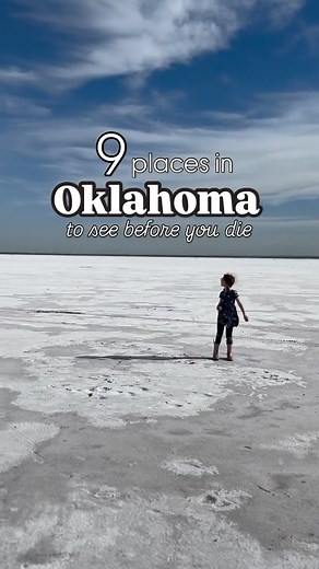 Kristen | Family Adventure Travel | Midwest & Beyond on Instagram: "9 places in Oklahoma to see before you die Looking for some inspiration to explore Oklahoma? Look no further… Here are some of the most epic places to explore around this underrated state. ✨ Great Salt Plains ✨ Natural Falls State Park ✨ Robbers Cave State Park ✨ Spring Creek ✨ Wichita Mountains Wildlife Refuge ✨ Black Mesa State Park ✨ Gloss Mountain State Park (this spot is mislabeled in the video as Quartz Mt) ✨ The Lighthous
