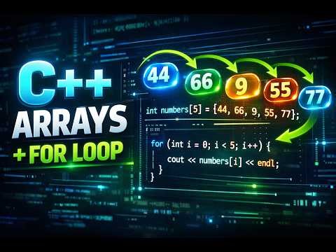 Print Array Using For Loop in C++ In Hindi | Beginner Friendly Tutorial#hindilanguage