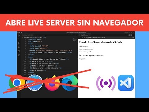 Cómo usar Live Server y ver cambios en VS Code sin usar navegador