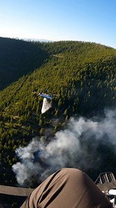 One of the coolest sights this year whilst shooting for Vertical Magazine! Billings Flying Services CH-47D ‘Dos Ochos’ working a fire near to Missoula, Montana. #Montana #firefighting #helicopter #gopro | Lloyd H Photography