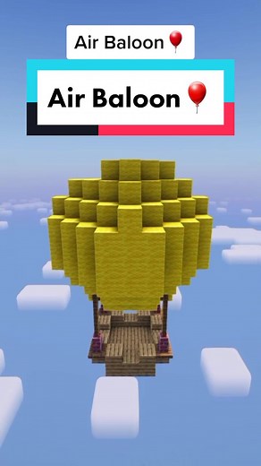 How to Build a Minecraft Hot Air Balloon