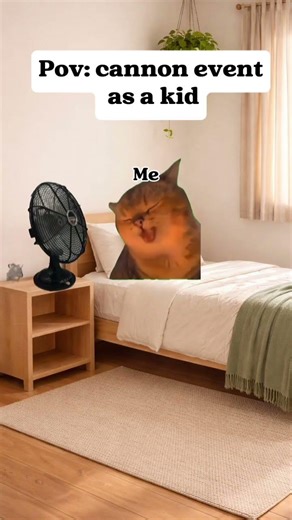 Cat MEMES 🐱 cannon event as a kid #catmemes #nostalgia #relatable #shorts #catvideos