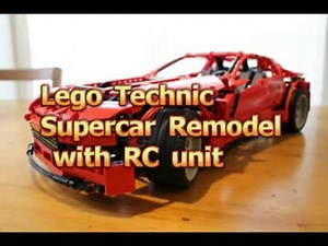 Lego Technic Supercar を改造してみた。