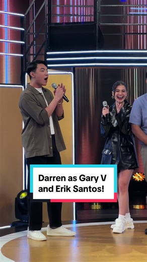 Darren Espanto Impersonates Gary V and Erik Santos on It's Showtime