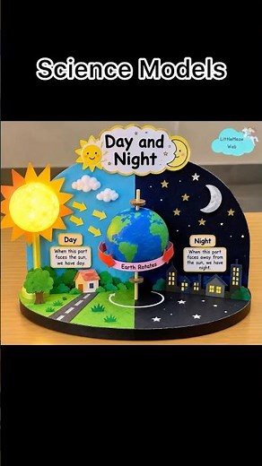 Science Model Ideas for Kids 🔬🌍 | Easy Science Projects Part 1 #shorts