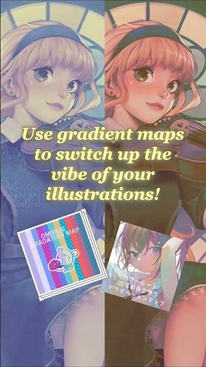 Change the mood of your work with Gradient Maps | Clip Studio Paint