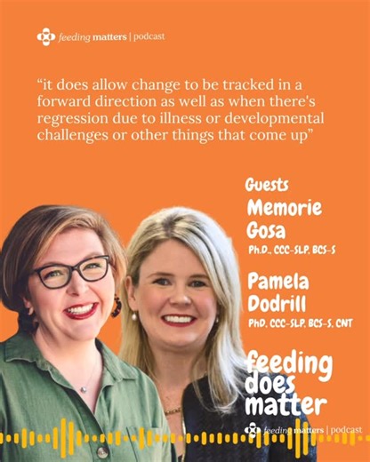 Feeding Matters | Guests, Dr. Pamela Dodrill and Dr. Memorie Gosa discuss the Functional Oral Intake Scale Pediatric (FOIS-P), telehealth, and professional... | Instagram