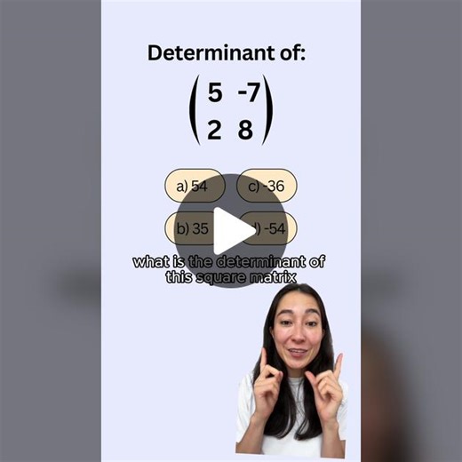 Det(ermined) to solve matrices 😎 #LearnWithChegg #EduTok #MathTok #mathhelp #STEMtok #linearalgebra