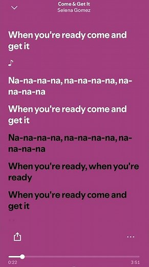Selena Gomez - Come & Get It (Lyrics) #lyrics #selenagomez #comeandgetit