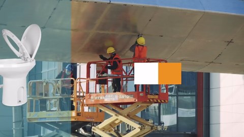 DEXTRUS Portable RV Toilet with Pedal Flush, Gravity Flush Toilet High Profile for Caravan Travel, Camping, Boating, White - Walmart.com