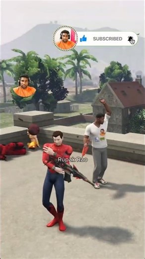 Spider Man Ne Mardiya Red Criminal Ko Free Fire Me #gta5
