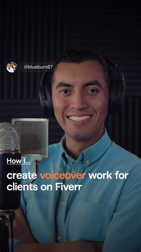23K views · 429 reactions | Chris (blueburn67) is a voiceover artist on Fiverr who left his 9-5 to freelance full-time on Fiverr. Here's a look at how he works on projects for his clients on the platform. To see more of his work, go to his profile: https://fvrr.co/3Itvdaq. | Fiverr | Facebook