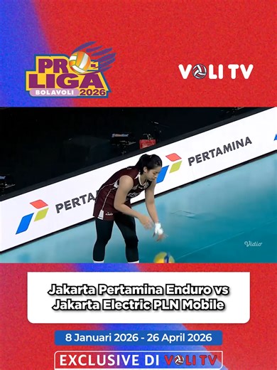 Pertandingan Voli Putri: Pertamina Enduro vs PLN Electric