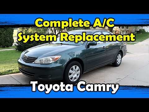 A/C System Replacement - Complete Video Air Conditioner Repair - 2003 Toyota Camry, 2.4L (2002-2006)