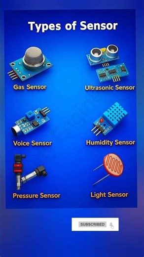 Types of Sensor 🤔 #diy #shorts #sensor #shortsfeed