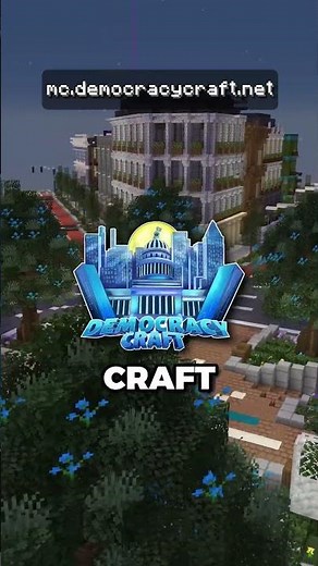 DemocracyCraft is the best Roleplay server #minecraft #minecraftroleplay #short #shorts