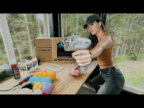 I GOT A GUN ..... to make rugs (Tufting H1 Kit) #rugtufting #crafts #diy