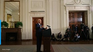 Biden's news conference takes abrupt, lengthy turn